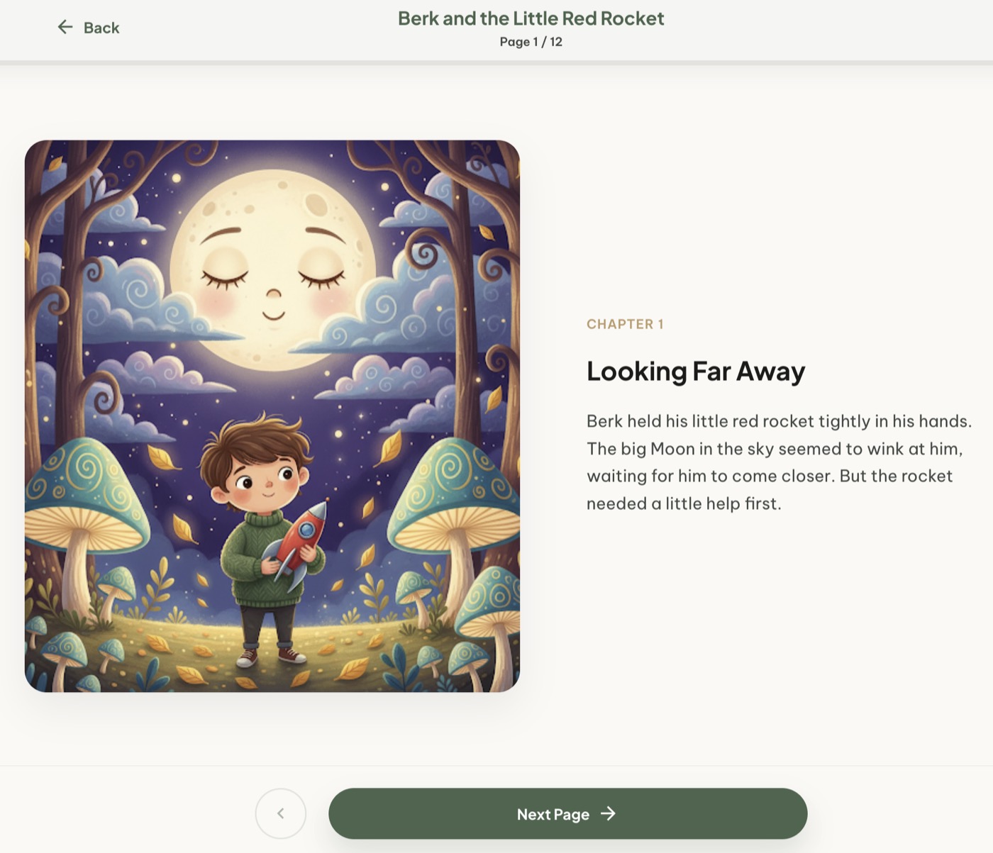 Boyo reading page